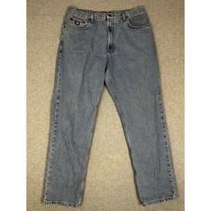 VTG Chaps Ralph‎ Lauren Jean 36x32 Blue Stone Wash Straight Classic Fit 90s Y2K
